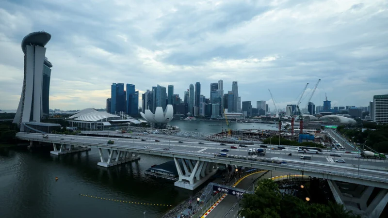 Трансляция третьей тренировки Гран При Сингапура Формулы 1