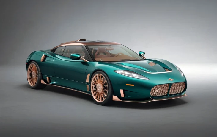 Spyker C8 Preliator XXV Coupe: узнаваемый дизайн, золотая отделка, мощный V8 и МКП