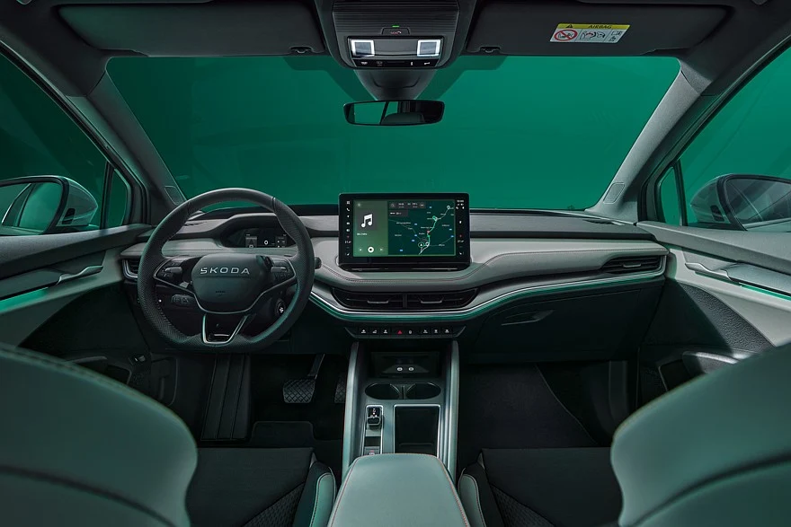 На фото: салон Skoda Elroq 2027 модельного года
