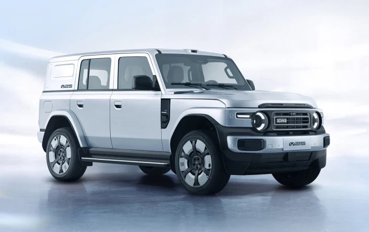 К дебюту готовится новый кроссовер iCar V25 с дизайном &laquo;под ретро&raquo;