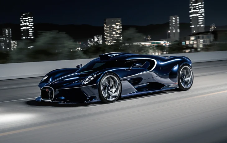 Bugatti Destrier: дорожный &laquo;боевой конь&raquo; на базе трекового суперкара Bugatti Bolide