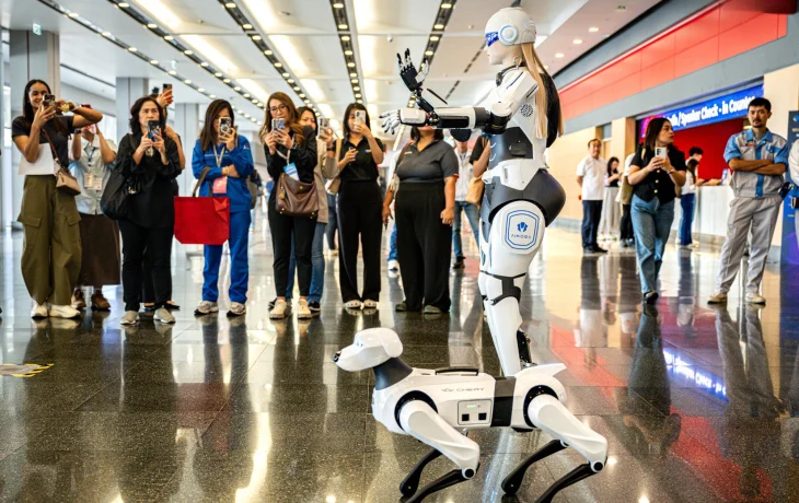 Omoda, Jaecoo и AiMOGA представили роботов на Automation Thailand 2026