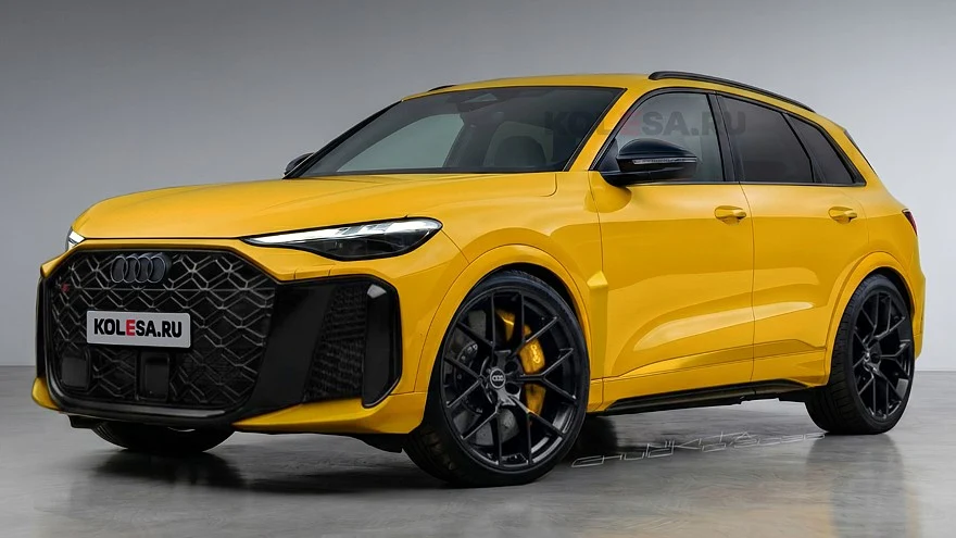 Рендер нового Audi RS Q5 в разных цветах