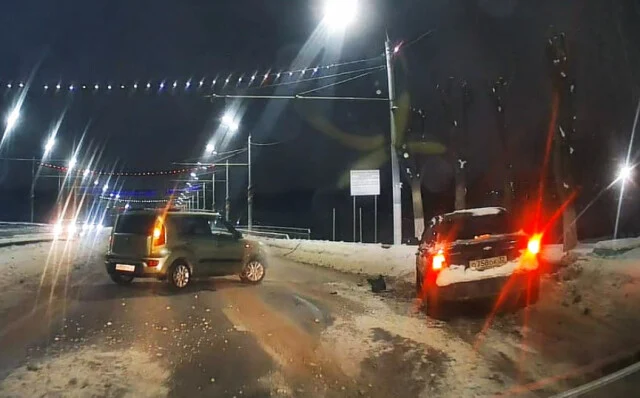  &laquo;Занесло при опережении&raquo;: Kia и Chevrolet столкнулись на&nbsp;улице Ульянова в Брянске