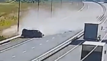  На трассе М-12 у автомобиля на ходу отвалилось колесо