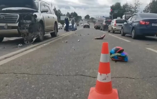  33-летний мотоциклист грубо нарушил ПДД и разбился на Воткинском шоссе в Ижевске