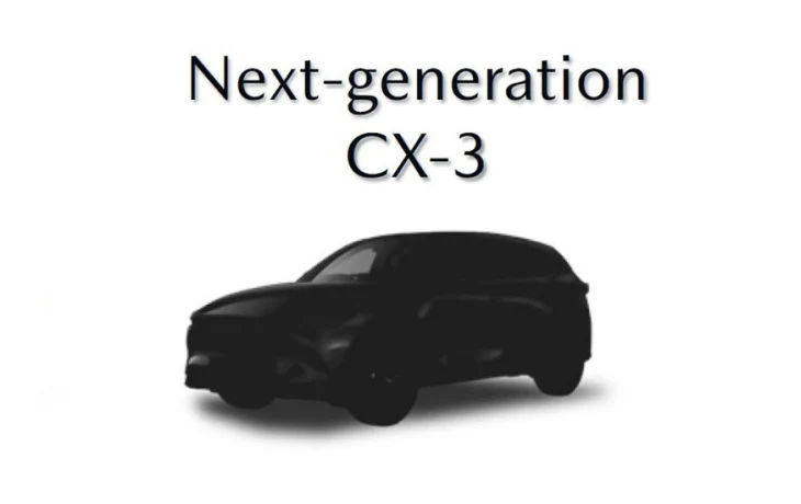 Mazda анонсировала паркетник CX-3 следующего поколения: первый тизер