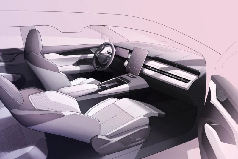 Большой кроссовер Skoda Peaq: показан интерьер