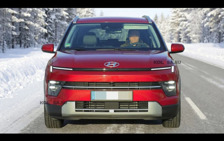 Hyundai готовит новый кроссовер Bayon: первые изображения