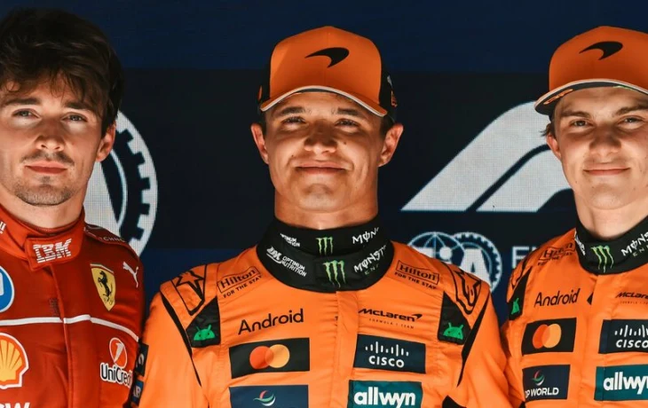 Стартовая решётка Гран При Бельгии после штрафов Хэмилтона, Антонелли и Алонсо