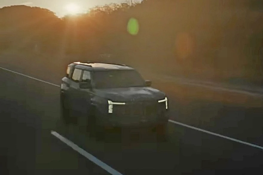 Внедорожник Mitsubishi, засвеченный в начале года