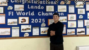 &laquo;Возможно всё&raquo;. Ландо Норрис нанёс визит в свою бывшую школу