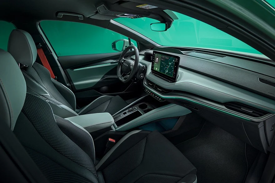 На фото: салон Skoda Elroq 2027 модельного года