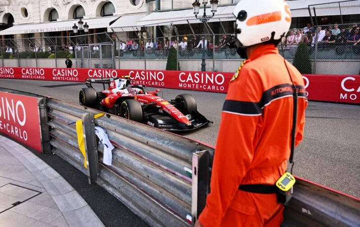 Ferrari вне конкуренции во второй тренировке Формулы 1 в Монако