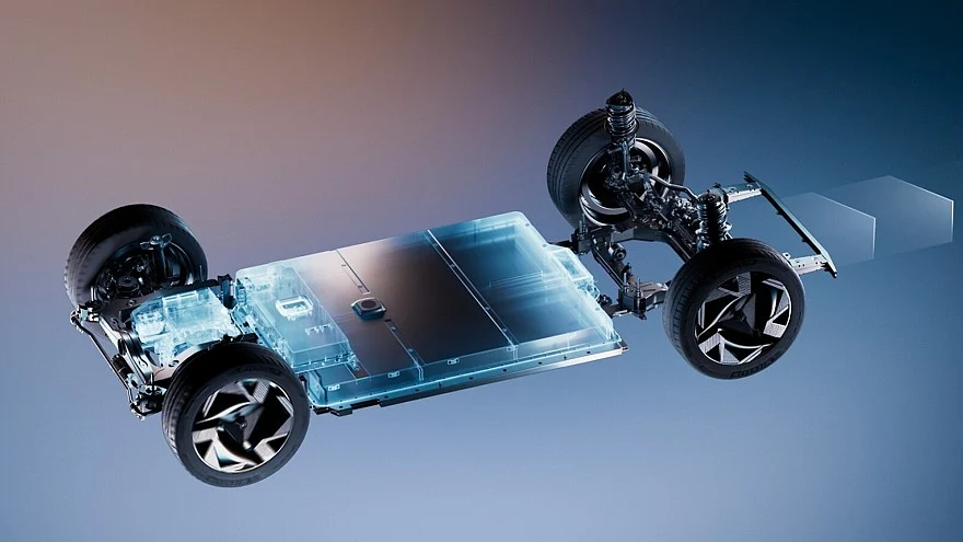 Варианты исполнения платформы RGEV medium 2.0 для электромобилей