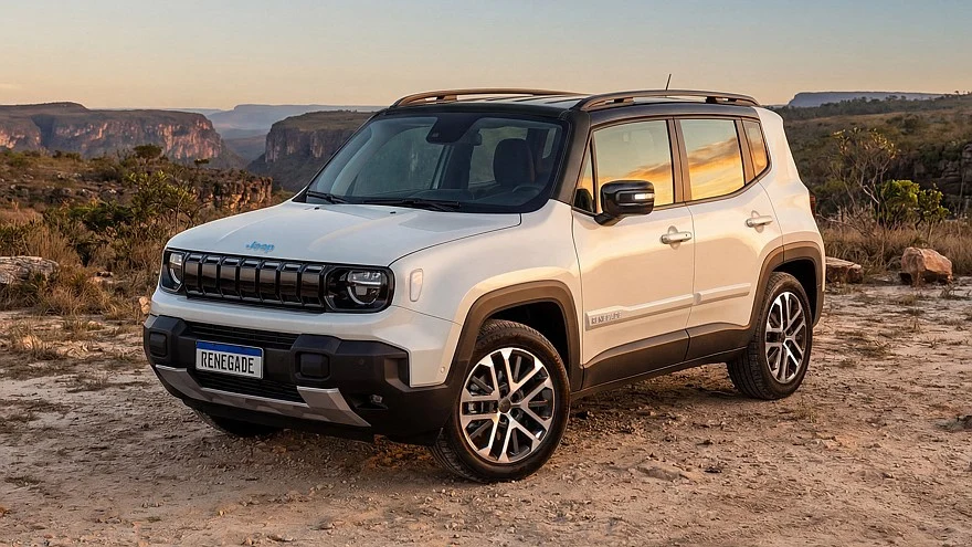 На фото: обновлённый Jeep Renegade Sahara