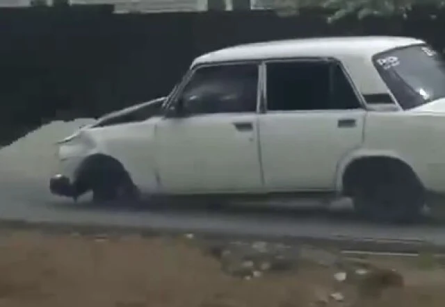  В Владимирской области водитель &laquo;Жигулей&raquo; скрылся с места ДТП без переднего колеса