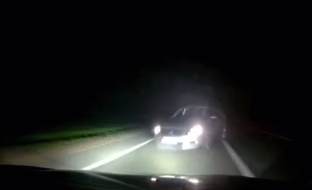  Момент ДТП на трассе М-8. Кто виноват?