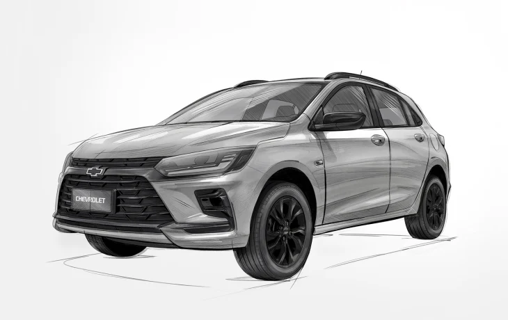 Chevrolet готовит хэтчбек Onix Activ: внешность раскрыта на первых эскизах