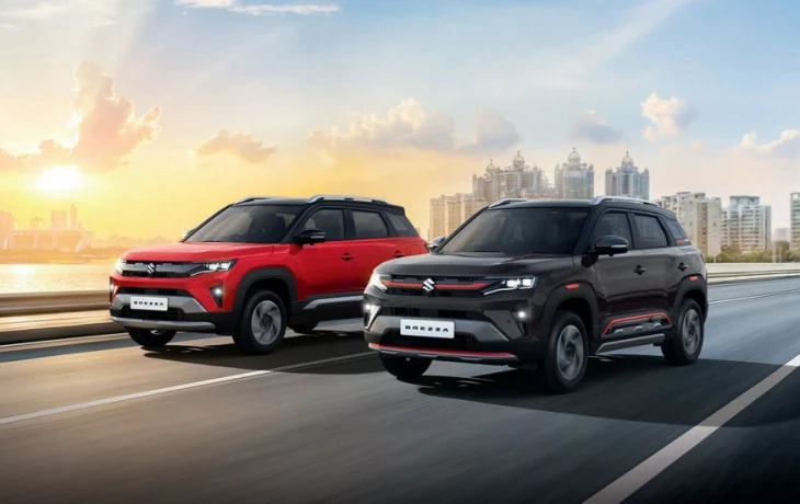 Бюджетный кроссовер Suzuki Brezza обрёл новую технику после рестайлинга