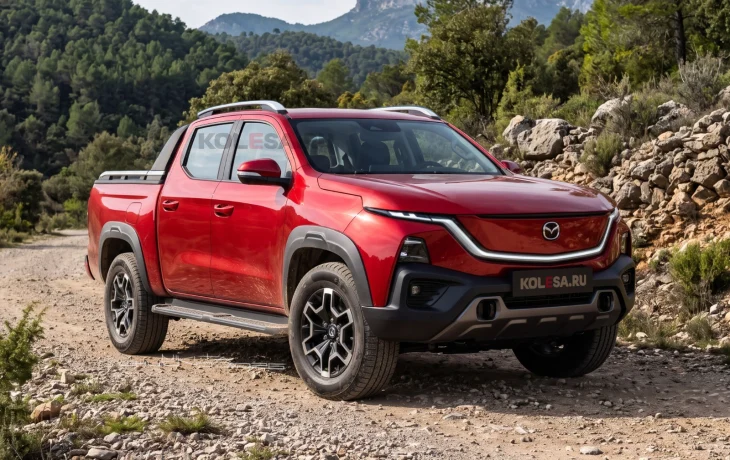 Новый пикап Mazda BT-50: первые изображения
