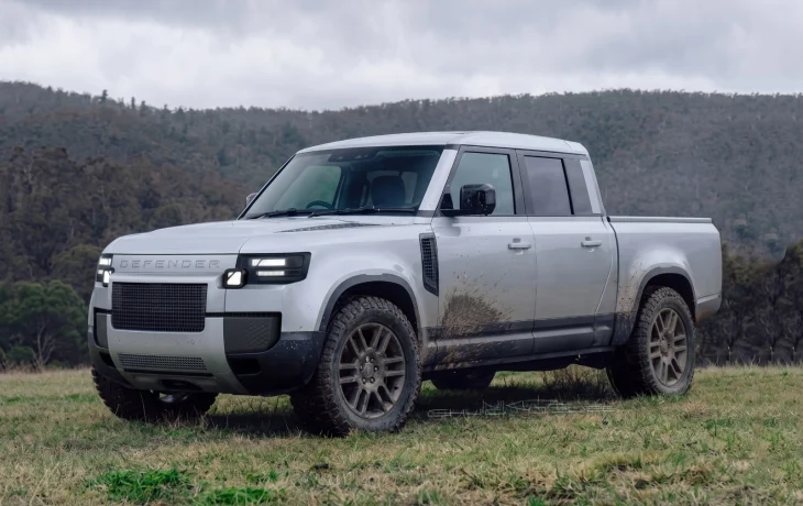 Новый пикап Land Rover Defender: первые изображения