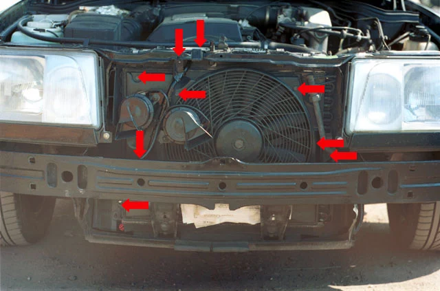 Снятие вентилятора конденсатора
