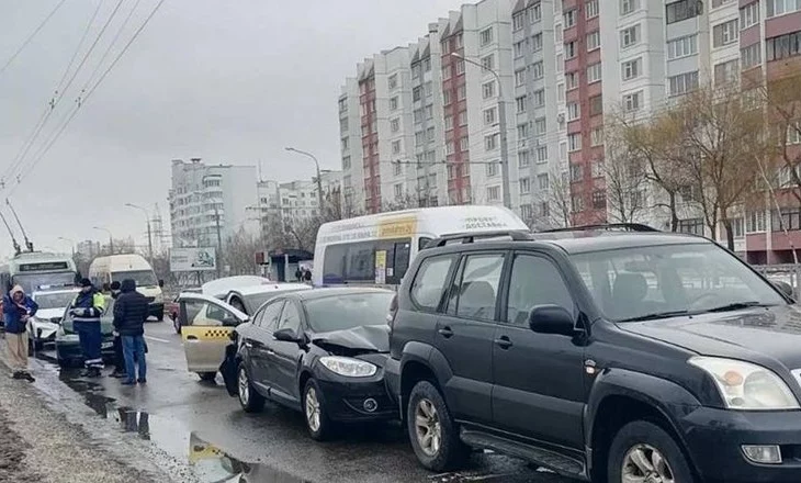 Серьезное ДТП в Гомеле &mdash; столкнулись четыре автомобиля