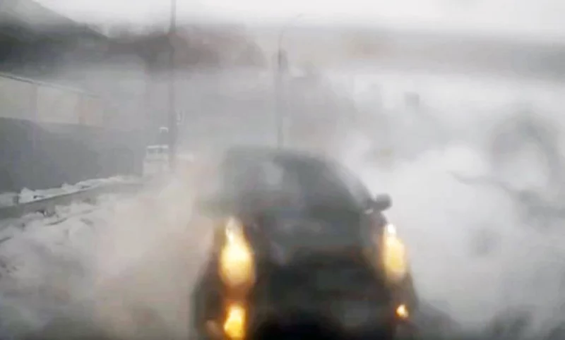  ДТП на съезде с Бугринского моста в Новосибирске: у виновника не было страховки