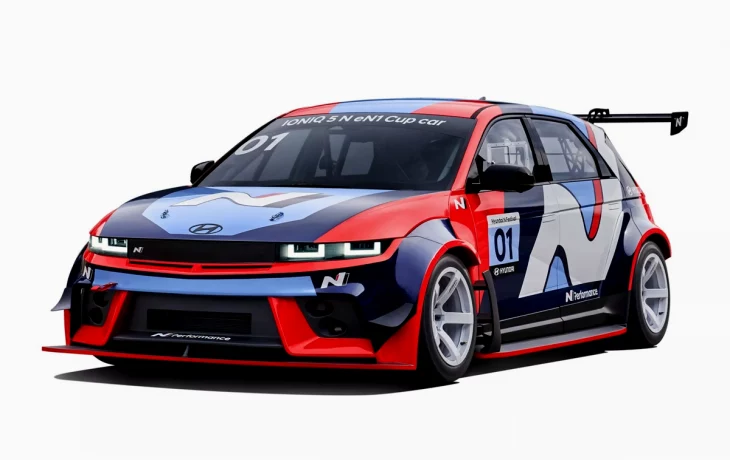 Hyundai показал гоночную версию своего спортивного электрокара Ioniq 5 N