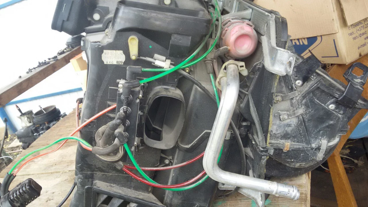 Восстановление плохих контактов в блоке управления отопителем салона W124