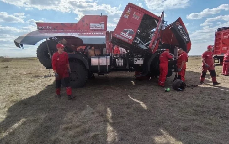 В МАЗе подробно рассказали о необычной поломке грузовика на &laquo;Золоте Кагана&raquo;