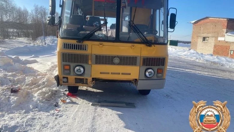Школьный автобус с 15 детьми попал в ДТП в Башкирии