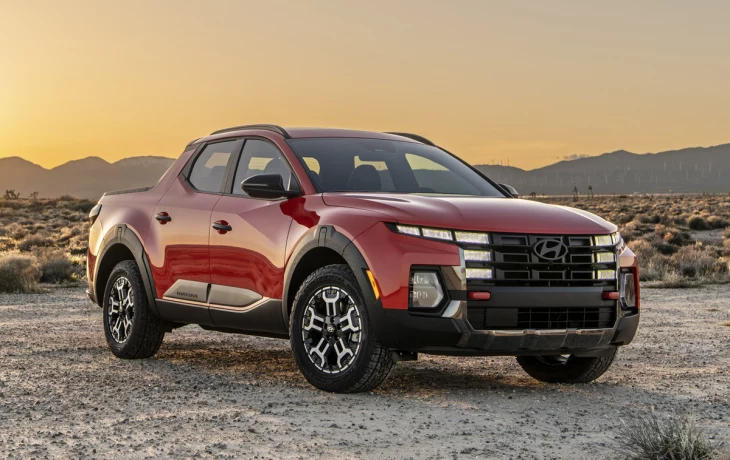 Hyundai обновил Santa Cruz: другие радиаторная решётка и оптика, новый дисплей в салоне