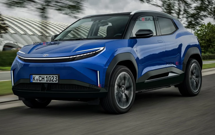 Toyota готовит &laquo;зелёный&raquo; аналог Yaris Cross: первое изображение кроссовера bZ2X