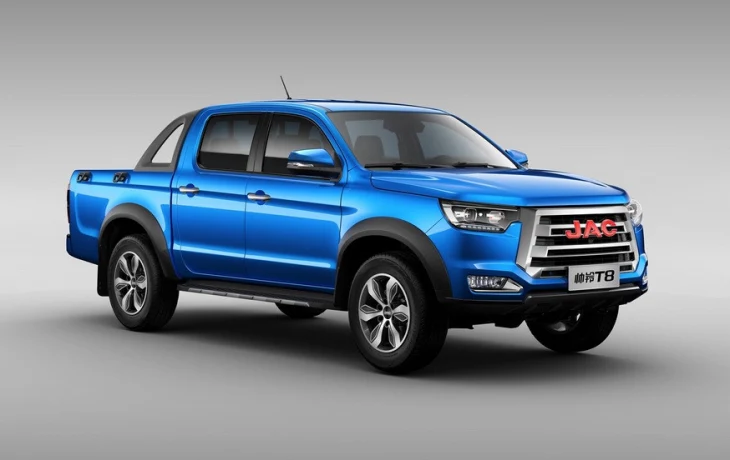 Названы российские цены пикапа JAC T8, у которого есть дизельная версия