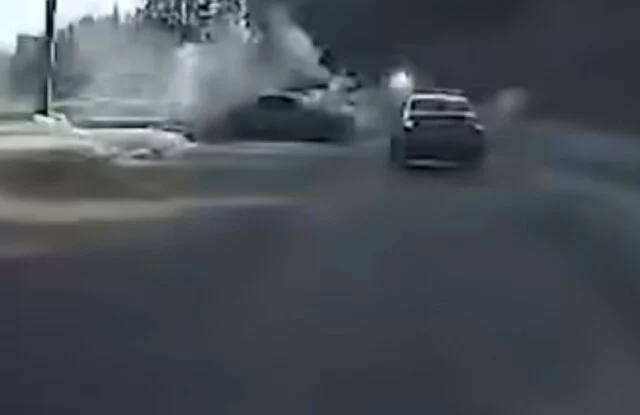  Массовое ДТП произошло на Бердском шоссе в Новосибирске