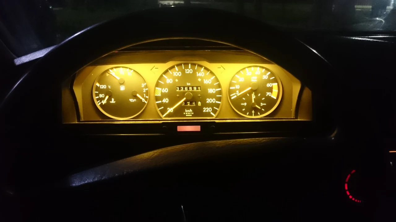 Замена штатной подсветки комбинированного прибора