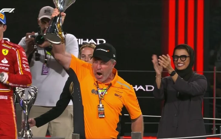 &laquo;Просто замечательно&raquo;. Браун подколол Ферстаппена, поздравляя Норриса с победой